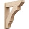 Ekena Millwork 8-in W x 30-in D x 36-in H Balboa Slat Rough Cedar Woodgrain TimberThane Outlooker, Primed Tan OUTUR080X30X36BOA24RCPR - alternate 1